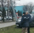 Cadillac Escalade чуть не снёс опору в Калининграде (видео) - ИА Русский Запад