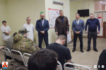 Глава Советского округа навестил бойцов в госпитале Черняховска