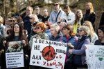 В защиту братьев меньших: в Калининграде прошёл митинг против убийства животных (фото)
