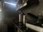 В Калининграде сгорело здание кафе, пожарные отстояли магазины
