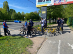 Первомайский велопробег провели партийцы в Калининграде