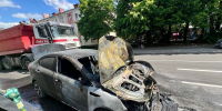 В Калининграде девушка пережила страшный пожар в «Киа» - ИА Русский Запад