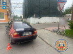 В Правдинске возле Дома Наполеона БМВ сбил велосипедиста