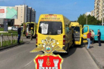 В Калининграде столкнулись две маршрутки, есть пострадавшие (фото)