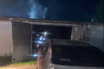 Пожарные ликвидировали возгорание в гаражном кооперативе Калининграда