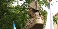 Памятник выдающемуся русскому флотоводцу Фёдору Ушакову открыли в Калининграде - Калининградская ГТРК