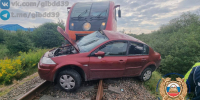 30-летняя женщина ехала на красный: подробности аварии с рельсобусом в Полесске - Kaskad.TV