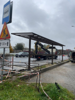 В Калининграде продолжается обновление сети остановочных павильонов