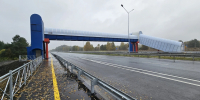 В Гвардейском районе открыли надземный переход через федеральную трассу - Комсомольская правда