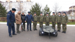 В Ставрополе в часть ВДВ передали радиоуправляемую платформу для эвакуации раненых