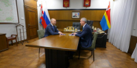 Сотрудничество Калининградской области и Калуги обсудили главы двух регионов – Алексей Беспрозванных и Владислав Шапша - Калининградская ГТРК