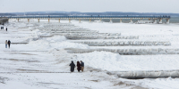 Не выходить на морской лёд и отменить прогулки по паркам: в Зеленоградске дали рекомендации туристам и горожанам - Новости Калининграда | Фото: Александр Подгорчук / Архив «Клопс» - Klops.Ru