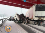 На Приморском кольце погиб водитель фуры