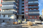 В Калининграде завершают ремонт 14-этажной панельки на улице Фрунзе (фото)