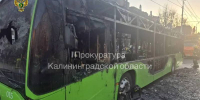 В Калининграде на ходу загорелся троллейбус с пассажирами - ИА Русский Запад