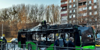 При возгорании троллейбуса на Московском проспекте пострадали четыре человека - Kaliningrad.Ru