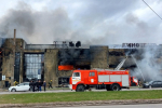 Беспрозванных сообщил о трёх пострадавших при пожаре в ТЦ «Гиант» в Калининграде