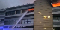 «Пахнет попкорн»: регистратор снял начало пожара в ТЦ «Гиант» - ИА Русский Запад