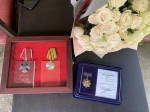 В Нестеровском районе ЛДПР вручила медаль «Мать солдата» матери погибшего героя СВО