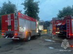 В Калининграде у двух домов сложной планировки одновременно загорелась крыша - Новости Калининграда | Фото: пресс-служба МЧС по Калининградской области