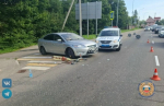На улице Гагарина легковушка сбила велосипедиста
