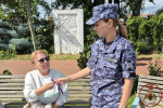 В Калининградской области росгвардейцы проводят мероприятия, посвященные Дню Государственного флага