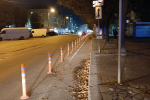 В Калининграде на ул. Багратиона велополосу превратили в велодорожку (фото)